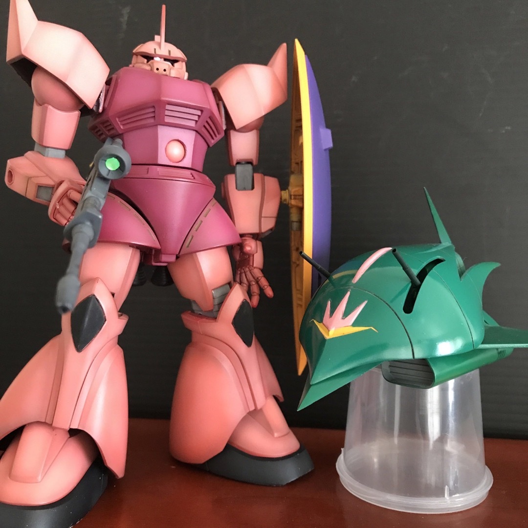 旧キット エルメス HGUCシャア専用ゲルググ 完成品 旧キット ガンプラ ...