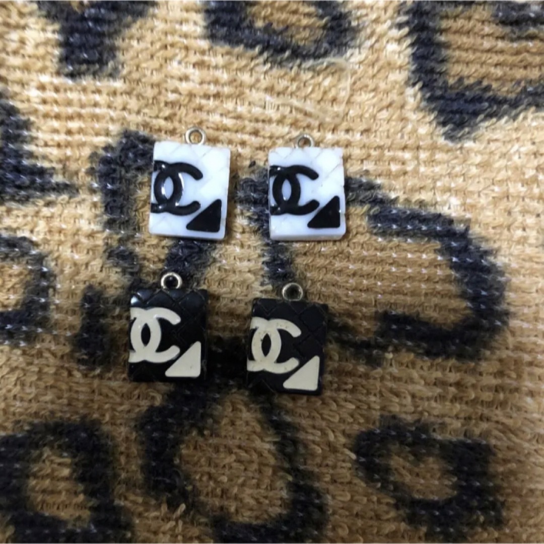 CHANEL カンボンライン ピアス 廃盤 白