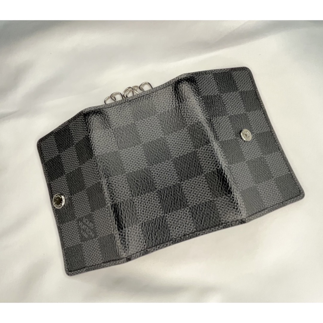 美品☆ルイヴィトン キーケース ミュルティクレ 6 ダミエ グラ 美品☆ルイヴィトン キーケース ミュルティクレ 6 ダミエ グラ