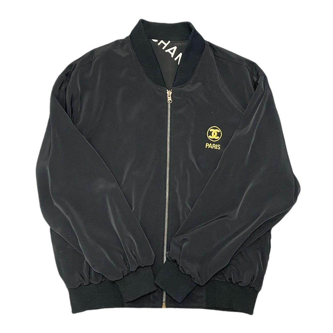 超希少 90s CHANEL リバーシブル ブルゾン ジャケット ココマーク-