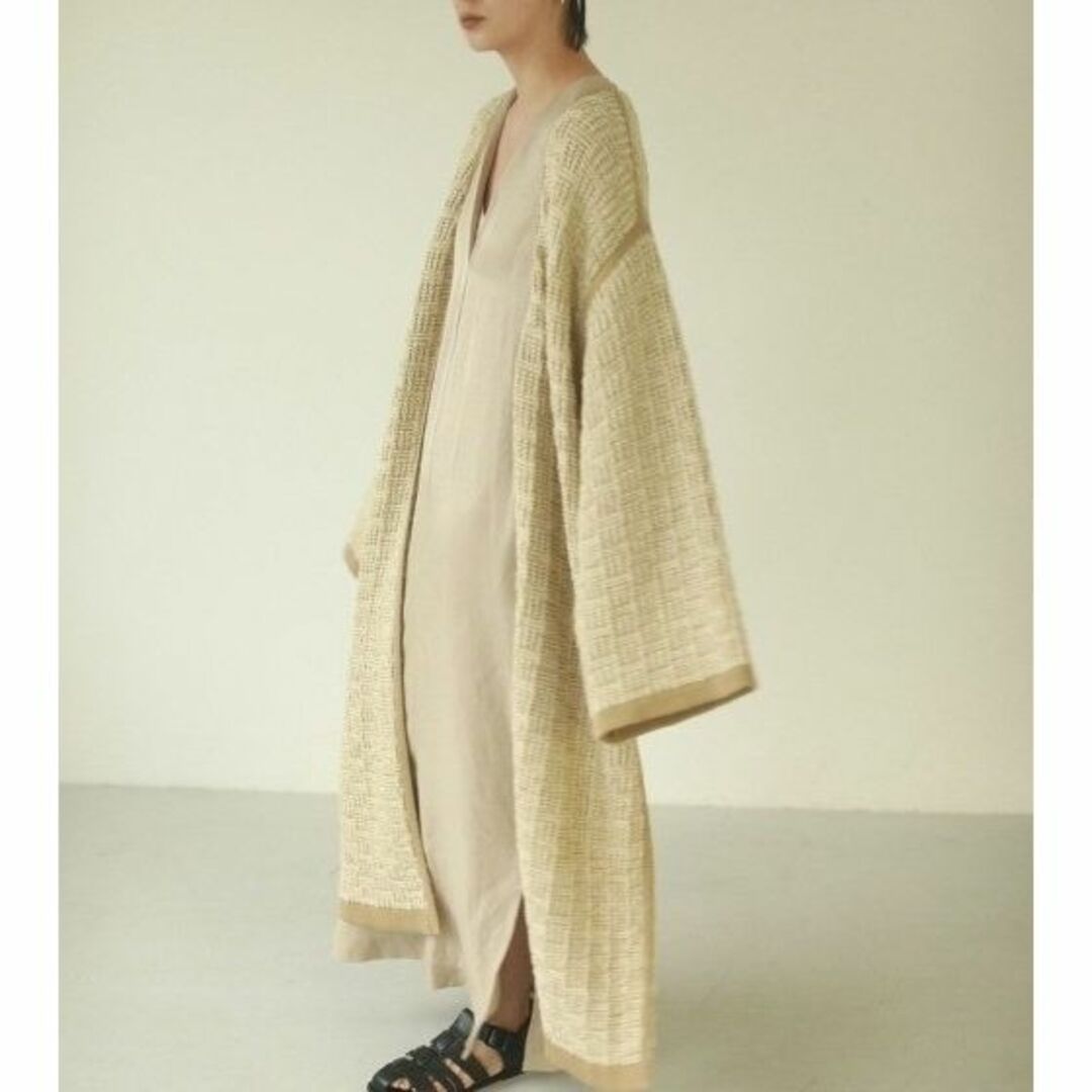 新品 定価2万2000円 TODAYFUL ニット ジャガード ガウン 36 新品 定価2万2000円 TODAYFUL ニット ジャガード ガウン 36