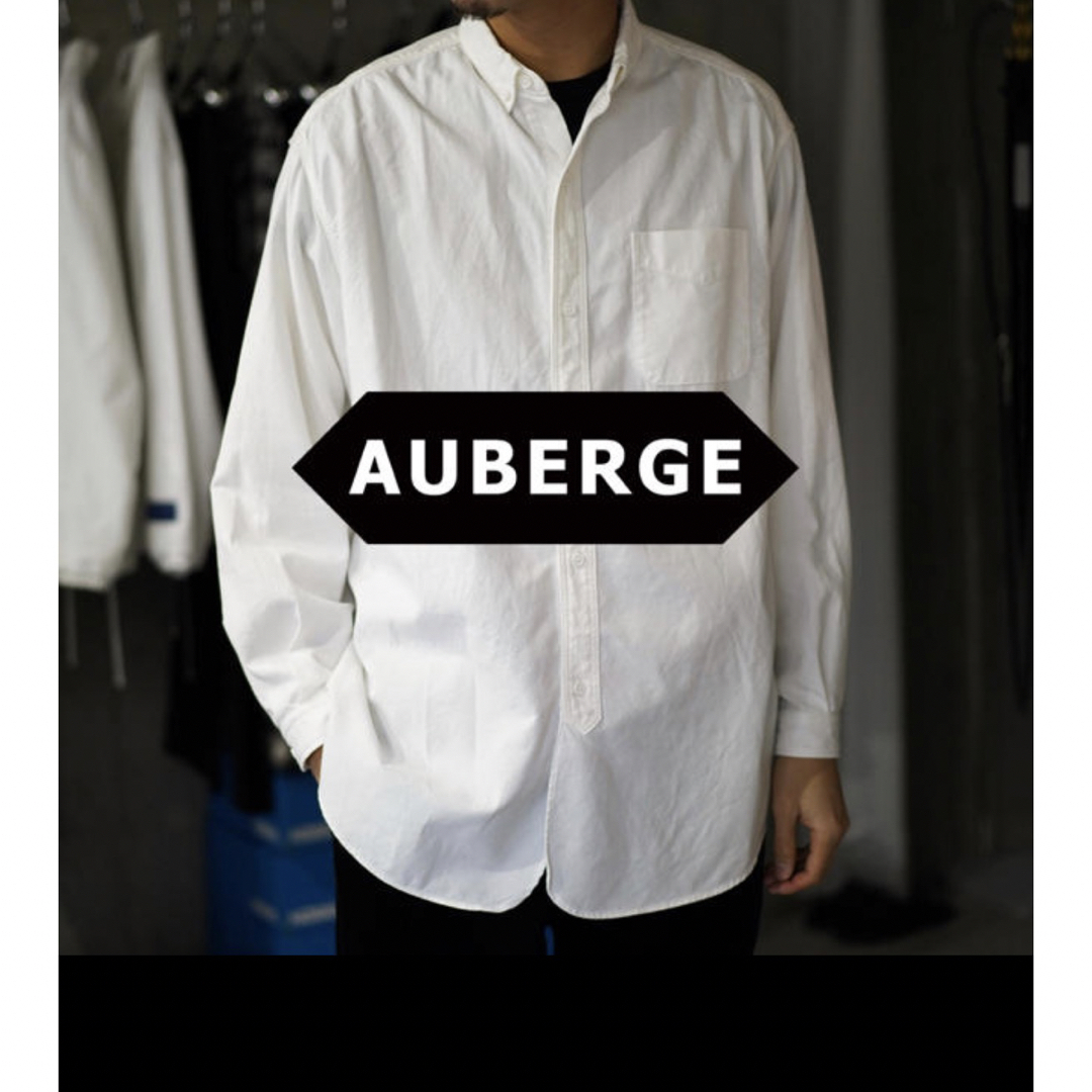 auberge ビックブルックスシャツ 白 - シャツ