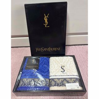 イヴサンローラン(Yves Saint Laurent)のイヴサンローラン　ゲストタオル2枚　YSL YvesSaintLaurent(ハンカチ)