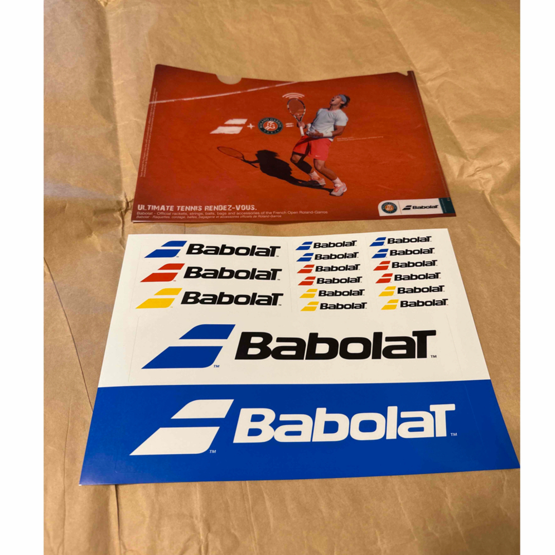 Babolat(バボラ)のバボラbaboraクリアケースとステッカー スポーツ/アウトドアのテニス(その他)の商品写真