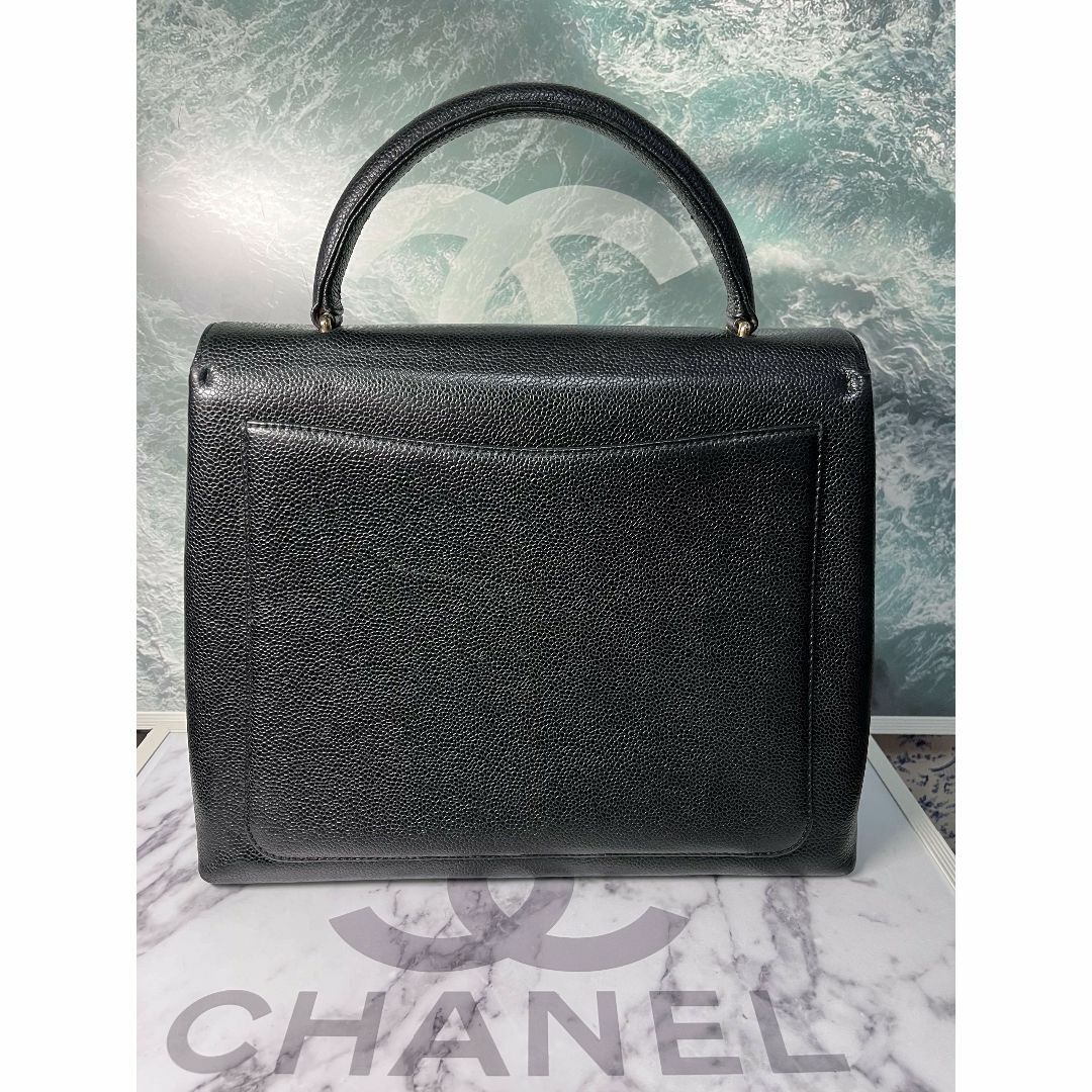 CHANEL - ☆正規超美品☆シャネル キャビアスキン ハンドバッグ CHANEL - ☆正規超美品☆シャネル キャビアスキン ハンドバッグ