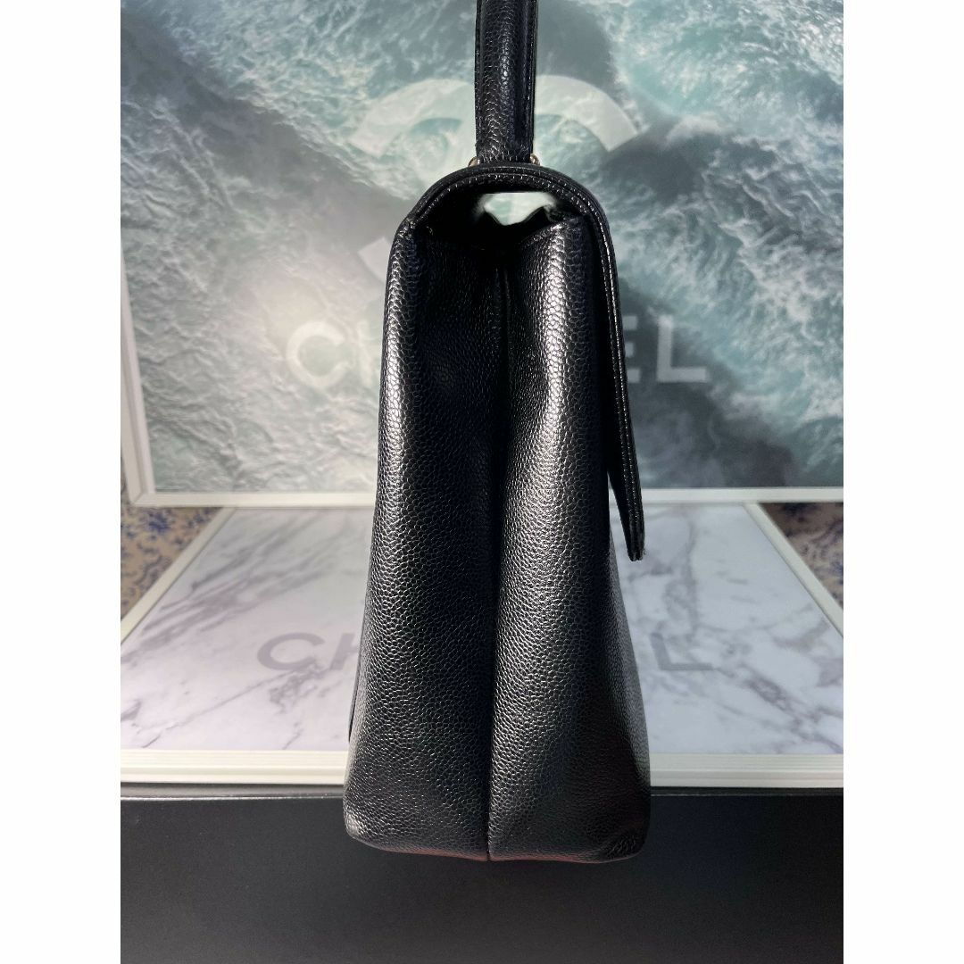 CHANEL - ☆正規超美品☆シャネル キャビアスキン ハンドバッグ CHANEL - ☆正規超美品☆シャネル キャビアスキン ハンドバッグ