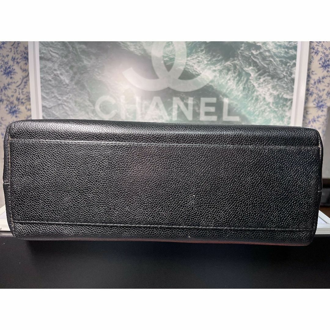 CHANEL - ☆正規超美品☆シャネル キャビアスキン ハンドバッグ CHANEL - ☆正規超美品☆シャネル キャビアスキン ハンドバッグ