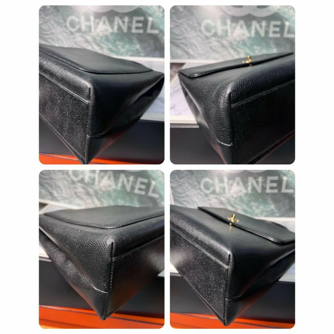 CHANEL - ☆正規超美品☆シャネル キャビアスキン ハンドバッグ CHANEL - ☆正規超美品☆シャネル キャビアスキン ハンドバッグ