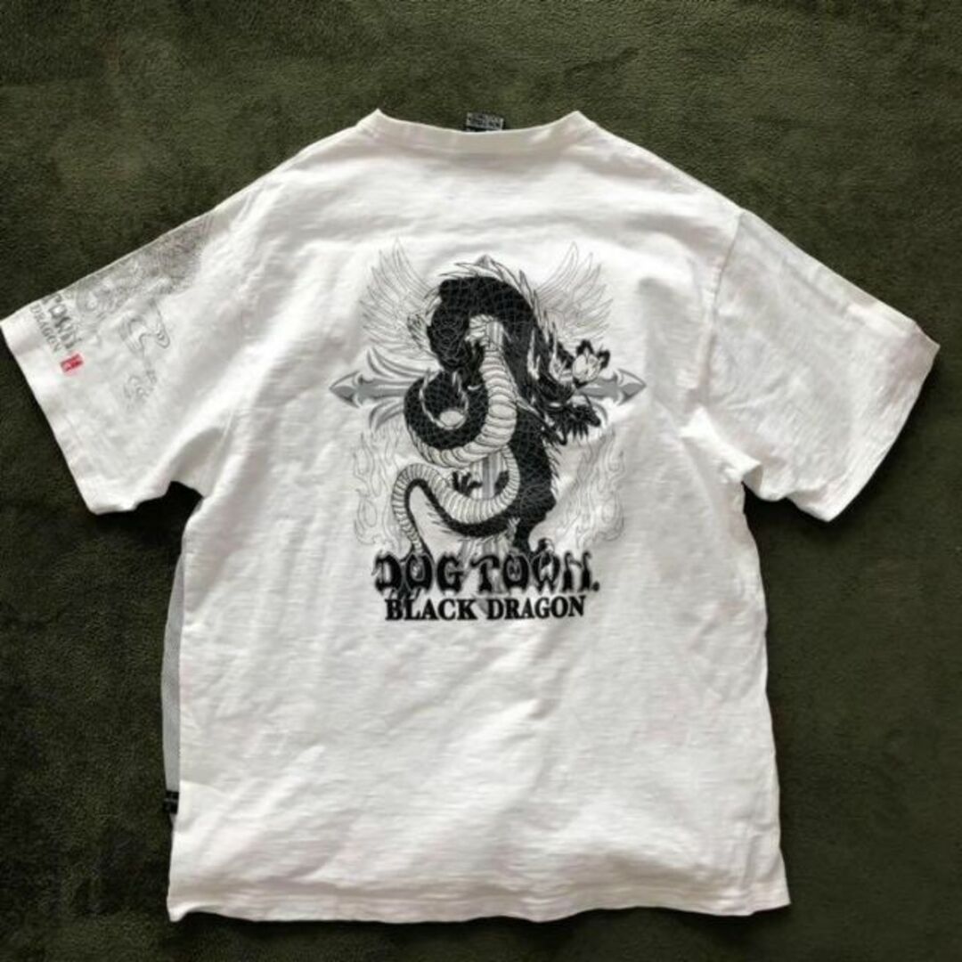 DOG TOWN BLACK DRAGON 黒龍 ベースボールシャツ XL