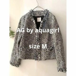 ほぼ未使用！AG by aquagirl＊ノーカラーファーコート キャメル