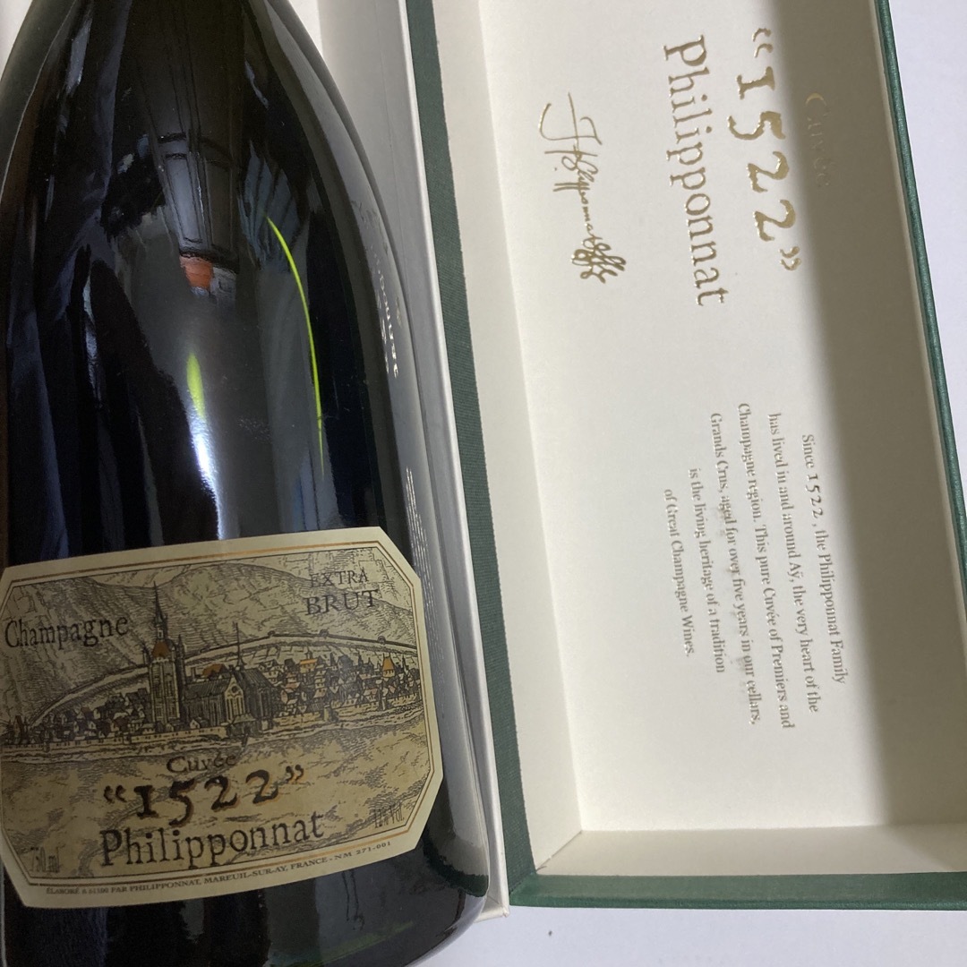 Xampagne(シャンパン)のフィリポナ　cuvée 1522 BRUT 食品/飲料/酒の酒(シャンパン/スパークリングワイン)の商品写真