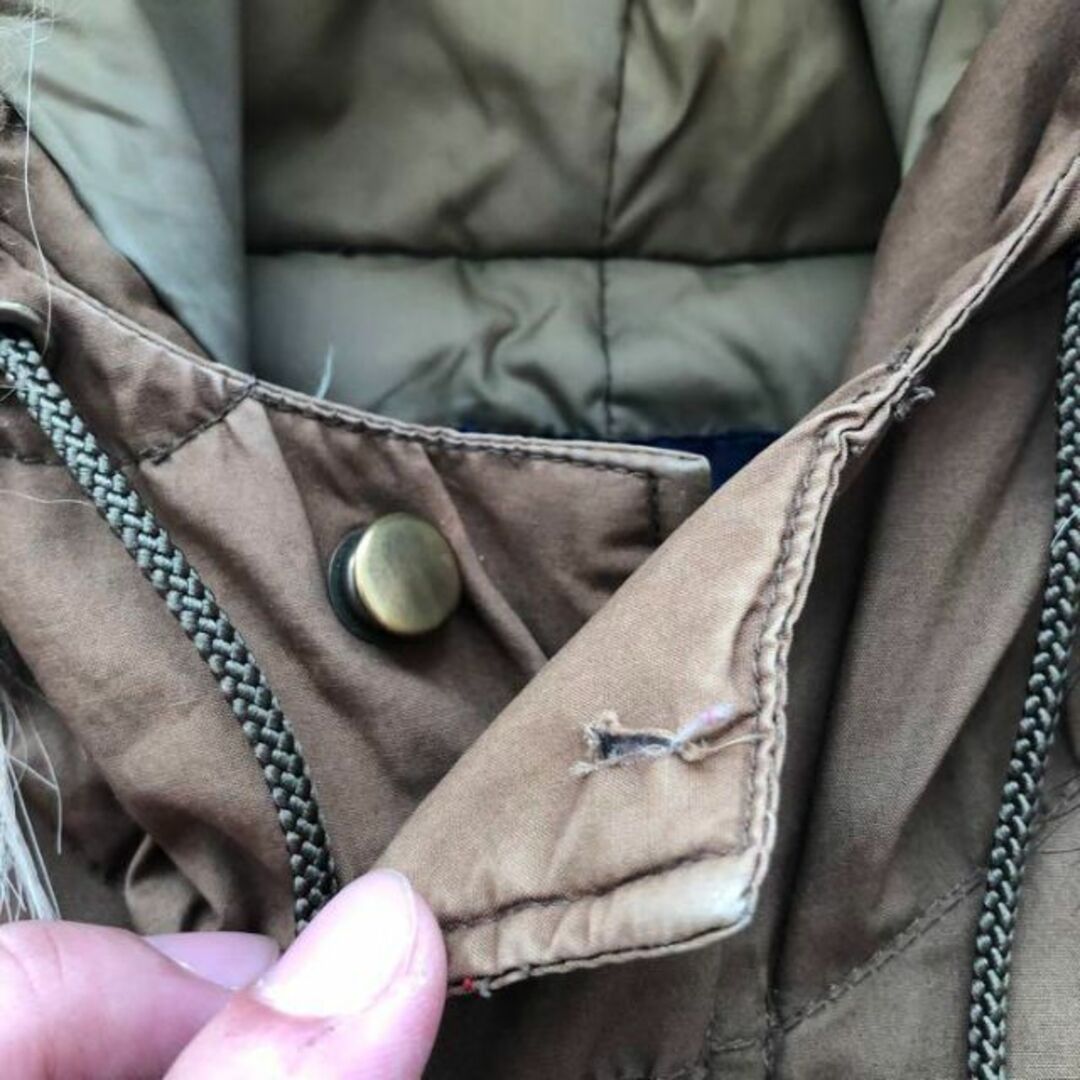 ジャーナルスタンダード メンズコート M フード付き ロゴ入りボタン 内ポケット
