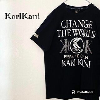 カールカナイ(Karl Kani)のKARL KANI  両面プリント　刺繍　ビッグシルエット(Tシャツ/カットソー(半袖/袖なし))