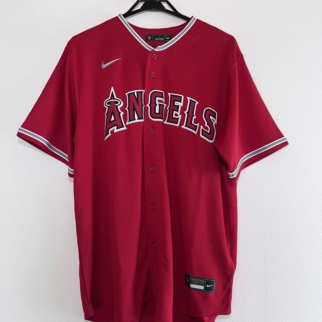 Mサイズです大谷翔平 ANGELS レプリカユニフォーム Mサイズ 赤