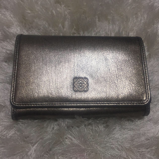 ロエベ(LOEWE)のLOEWE 財布 メタリックシルバー(財布)