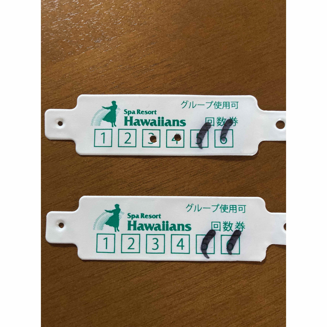 スパリゾートハワイアンズ ウォータースライダー 4種共通4回券