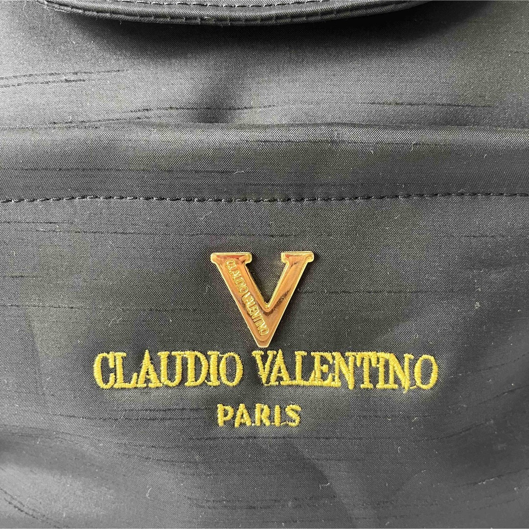 CLAUDIO VALENTINO クラウディオバレンチノ リュック 刺繍ロゴ