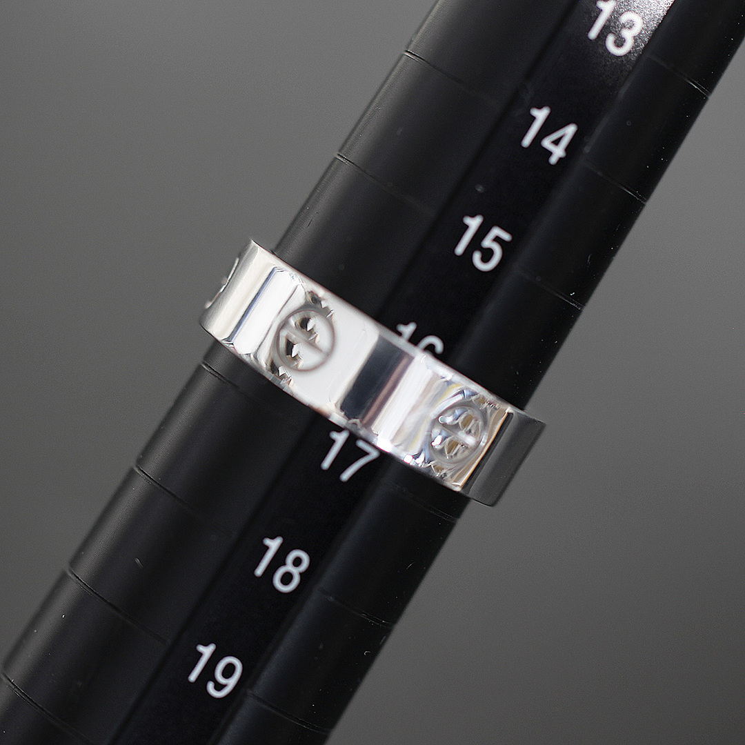 カルティエ 指輪 ラブリング K18WG メンズ 16.5号(57) D7978
