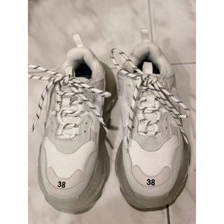 バレンシアガ BALENCIAGA フラットシューズ サイズ38 BBロゴ