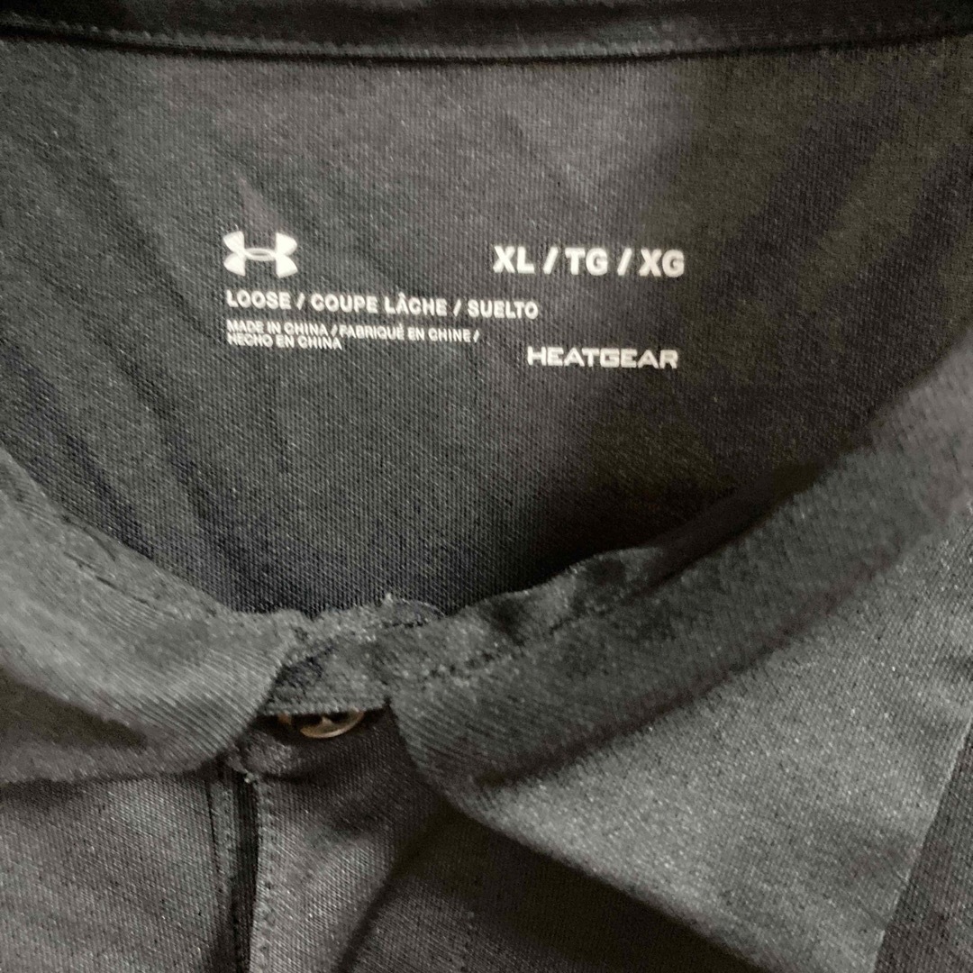 UNDER ARMOUR(アンダーアーマー)のアンダーアーマー 半袖 ポロシャツ 1314092 001 ブラック XL メンズのトップス(ポロシャツ)の商品写真