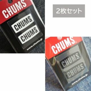 チャムス(CHUMS)の2枚セット CHUMS Emboss Sticker CH62-1125 WB(その他)