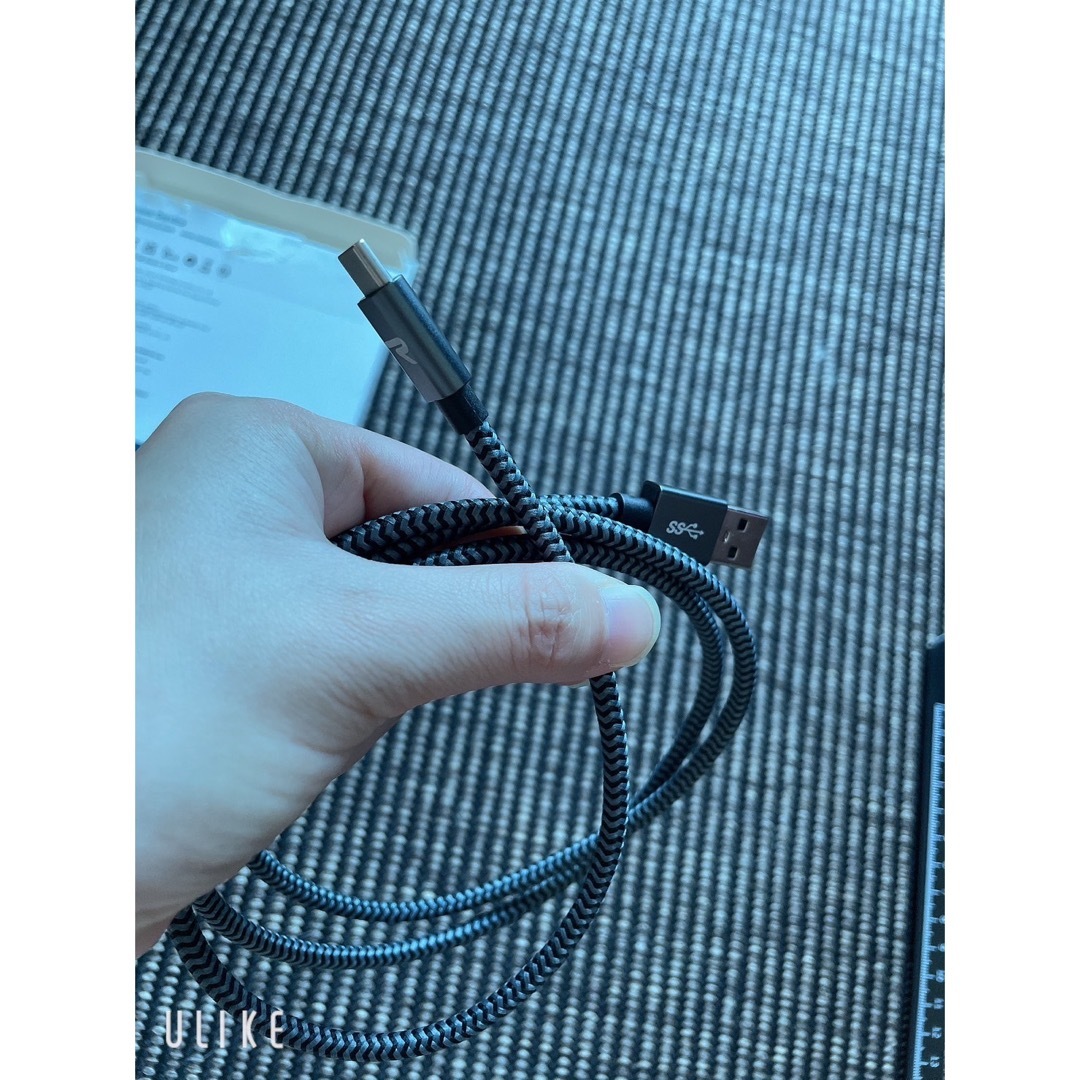 Rampow USB Type C ケーブル 黒1m / 急速充電 QuickC ❤️早い者勝ち❤️ RAMPOW USB Type C ケーブル
