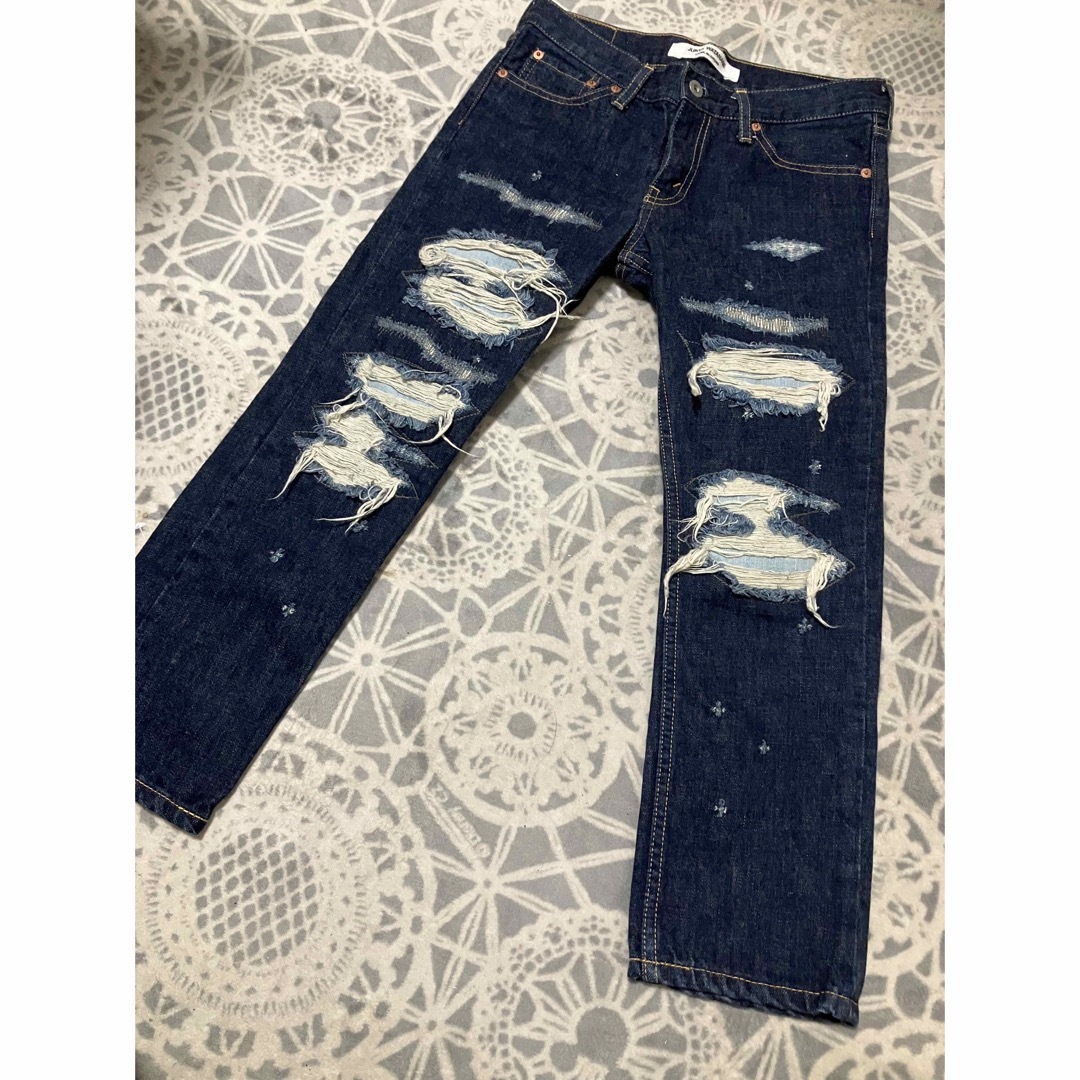 レディース JUNYA WATANABE コムデギャルソン ハードダメージデニム