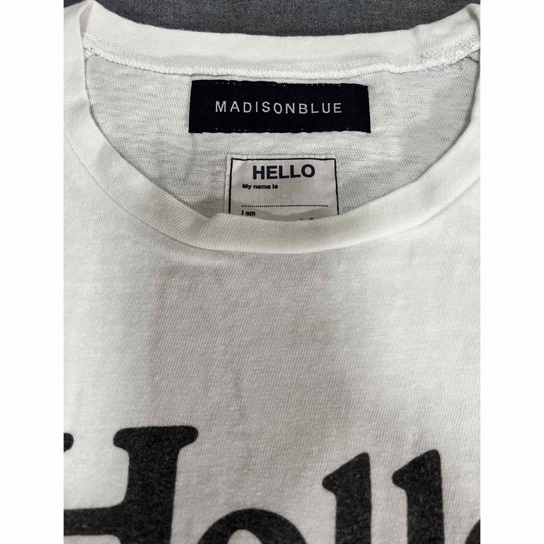 MADISONBLUE マディソンブルー HELLO Tシャツ