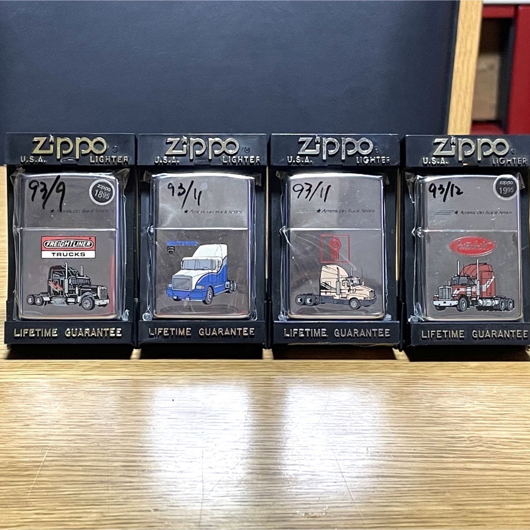 【未使用】ZIPPO ヴィンテージ アメリカントラックシリーズ 4個セット