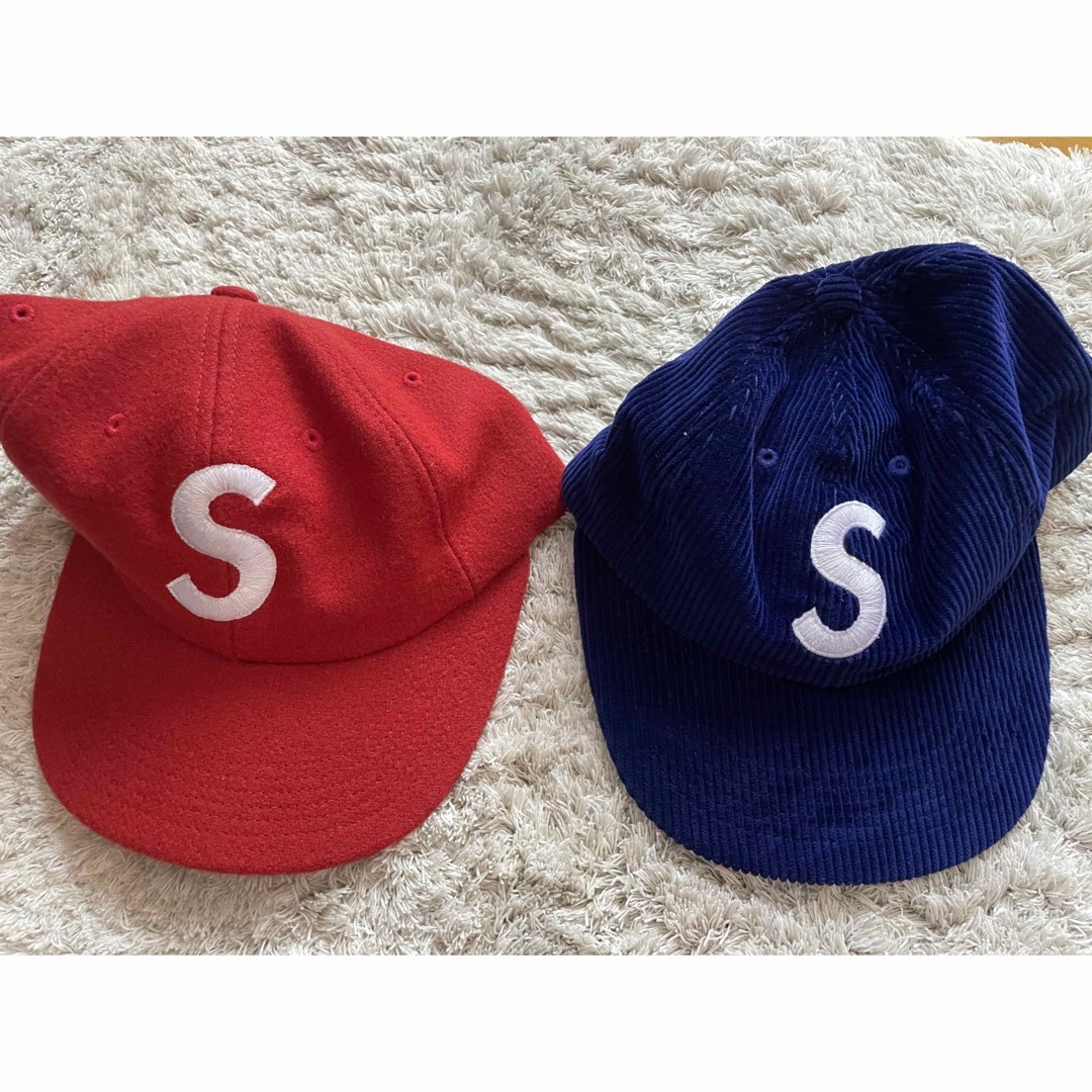 supreme キャップ　赤のみのサムネイル