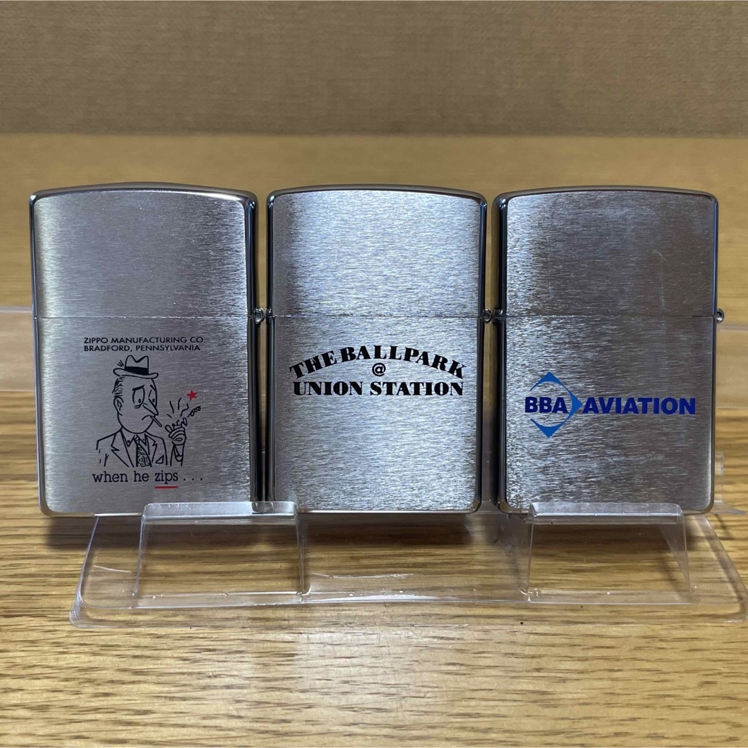 【新品未使用】ZIPPO 両面加工の珍しいジッポー！ 1998年製と2000年製