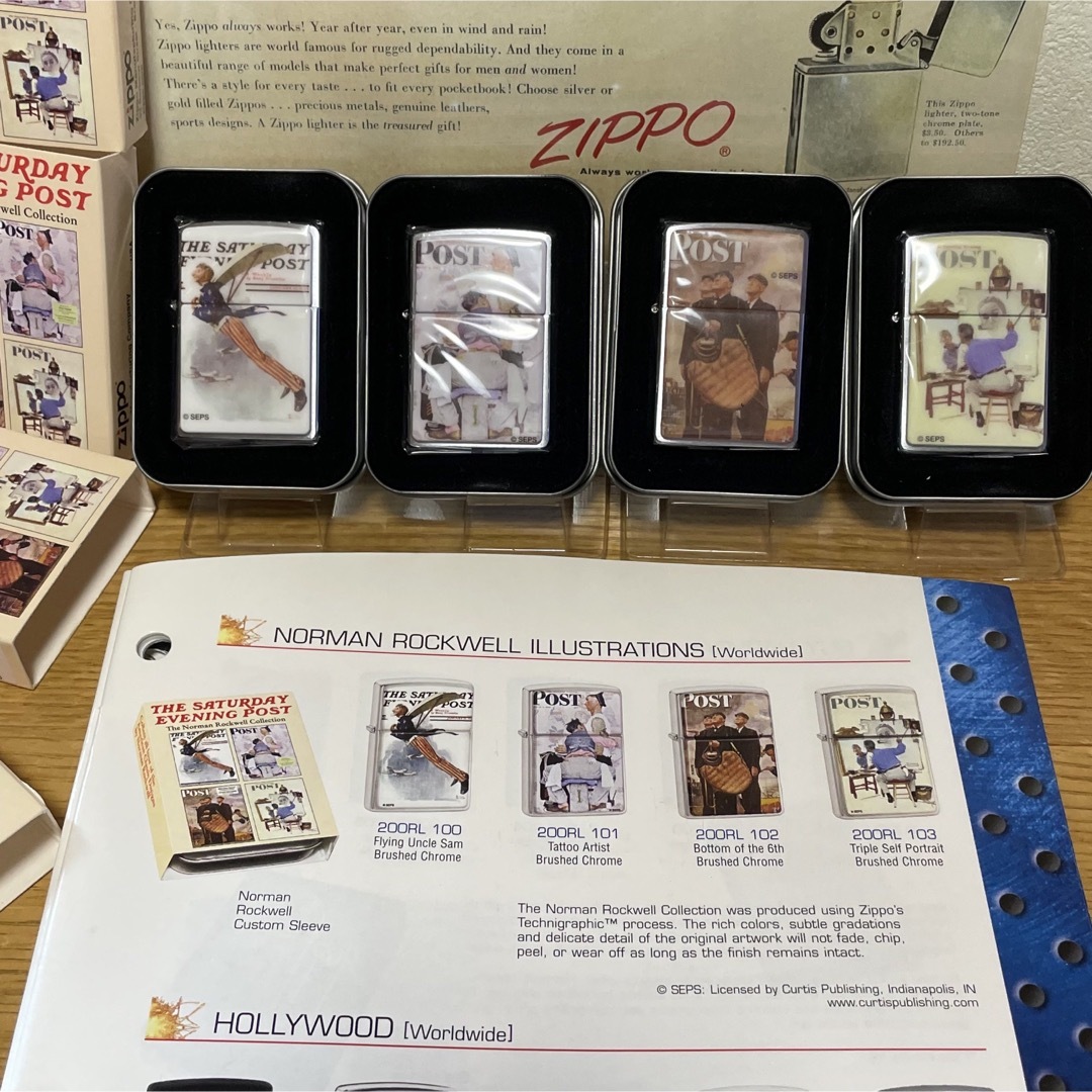 【未使用 オマケ付】ZIPPO ヴィンテージ ジッポー ノーマンロックウェル