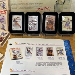 ジッポー(ZIPPO)の【未使用 オマケ付】ZIPPO ヴィンテージ ジッポー ノーマンロックウェル(タバコグッズ)