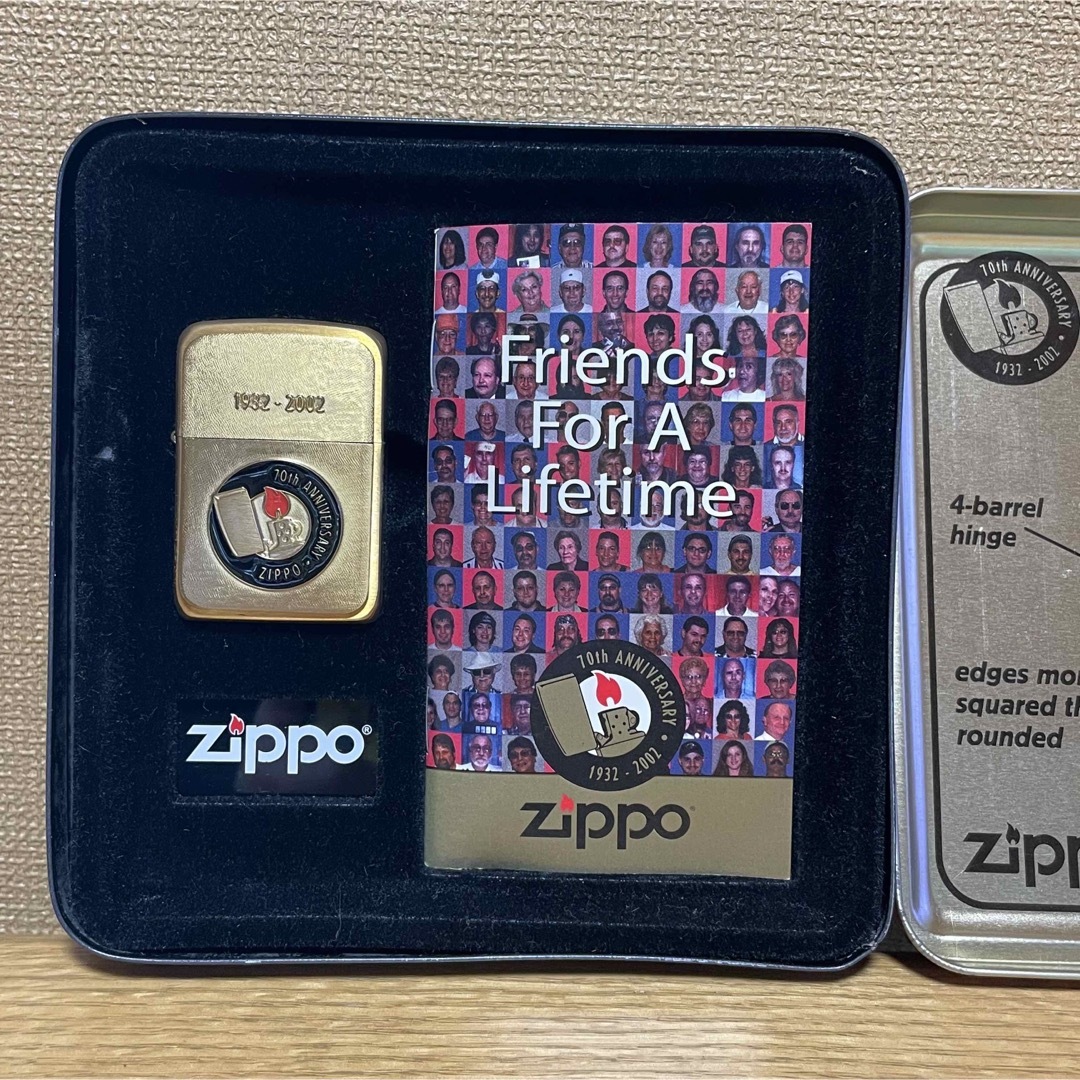 新品未使用 ZIPPO 70周年アニバーサリーモデル 1932-2002 限定 | www