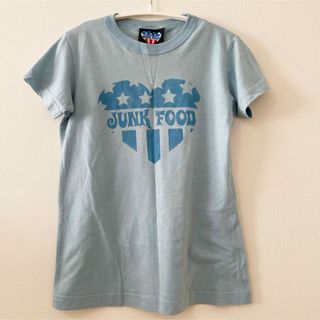 ジャンクフード(JUNK FOOD)のジャンクフード ロゴTシャツ ブルー(Tシャツ(半袖/袖なし))