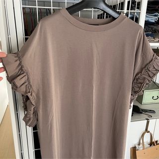 ジャーナルスタンダード(JOURNAL STANDARD)のJOURNAL STANDARD コットンフリルTシャツワンピース(ロングワンピース/マキシワンピース)