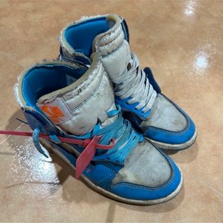 オフホワイト(OFF-WHITE)のoff-white nike air jordan 1 unc(スニーカー)