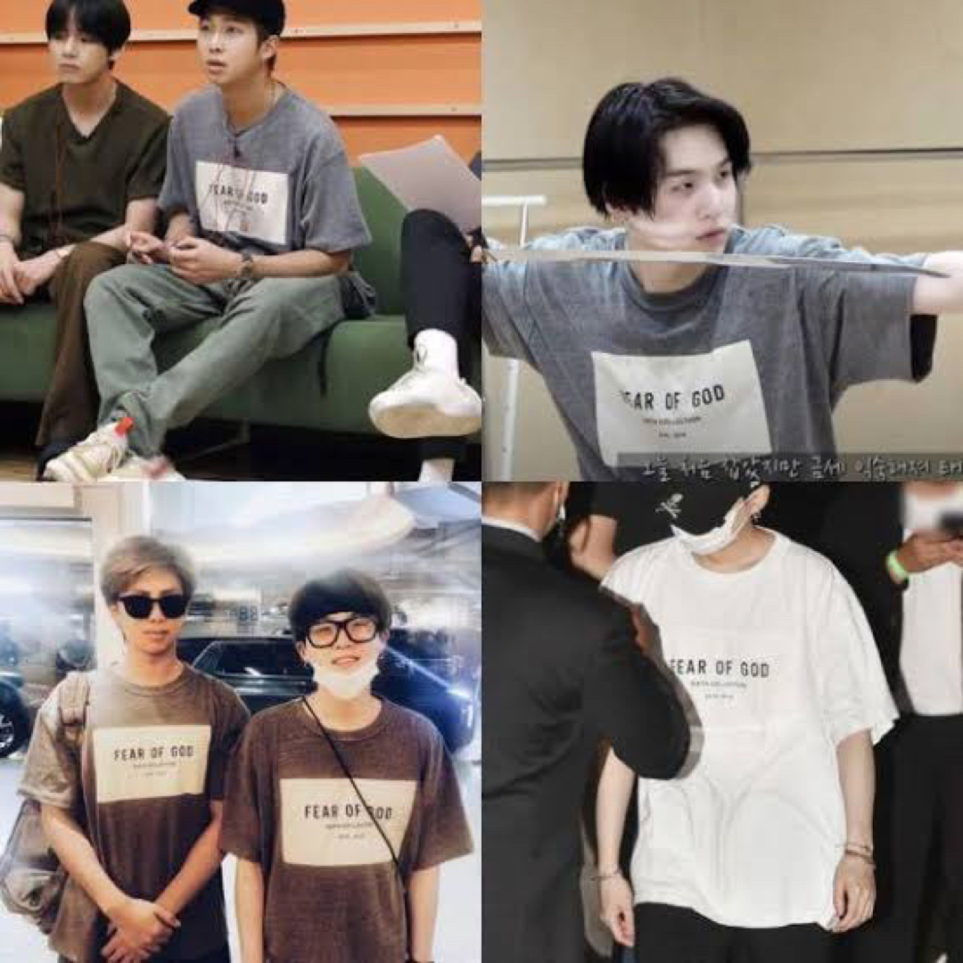 fear of god fog tシャツ フィアオブゴッド カットソー bts