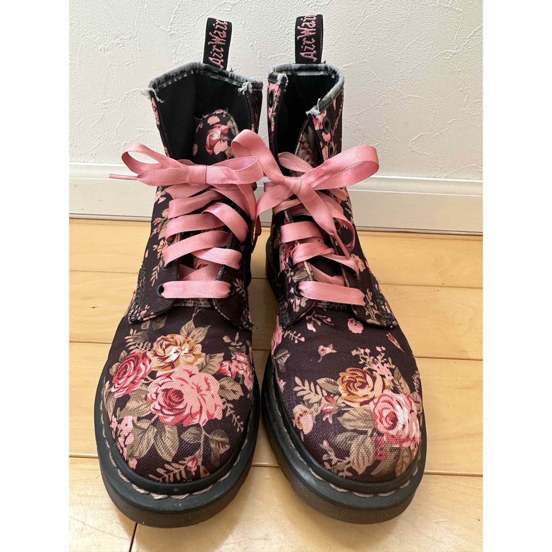 美品　レア　Dr.drmarten ドクターマーチン　花　  UK5 24cm