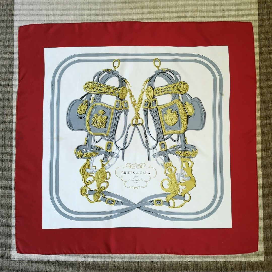 HERMES/エルメス カレ90 大判 シルクスカーフ シルク100 ショール