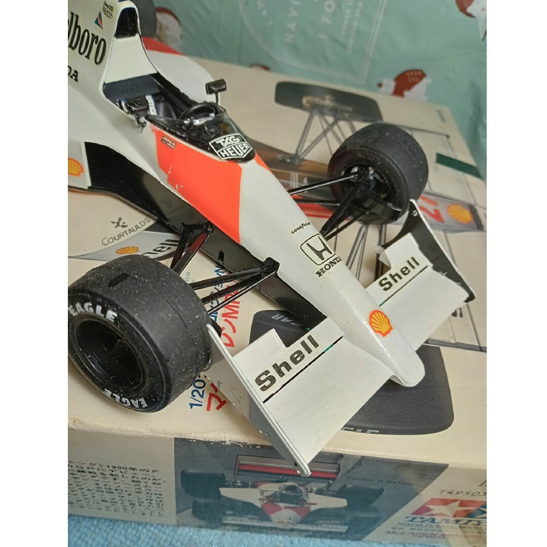 1/20　マクラーレンMP4/5B 完成品　田宮模型