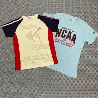 ケイパ(Kaepa)のTシャツ　半袖　2枚　セット　150 Kaepa NCAA まとめ売り(Tシャツ/カットソー)