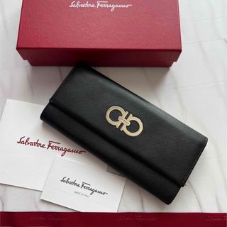 サルヴァトーレフェラガモ(Salvatore Ferragamo)の729 美品 Ferragamo サルヴァトーレフェラガモ 2つ折り 長財布(財布)