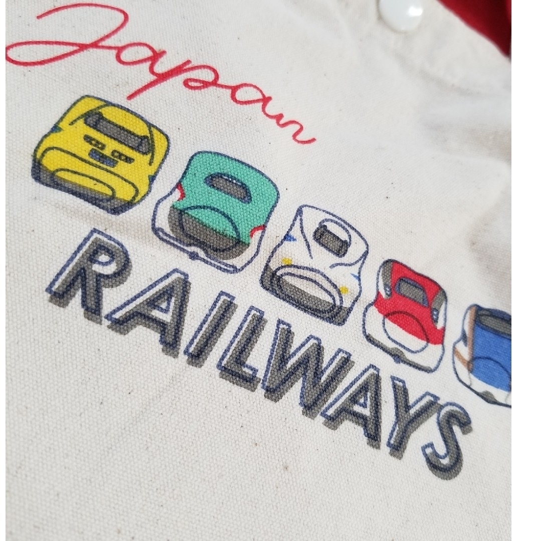 JR(ジェイアール)の激レア【新品】新幹線 RAILWAYS エコバッグ ショルダーバッグ 2way キッズ/ベビー/マタニティのおもちゃ(知育玩具)の商品写真