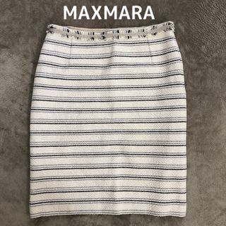 ウィークエンドマックスマーラ(Weekend Max Mara)のマックスマーラ　ウィークエンド　スカート　ツイード(ひざ丈スカート)