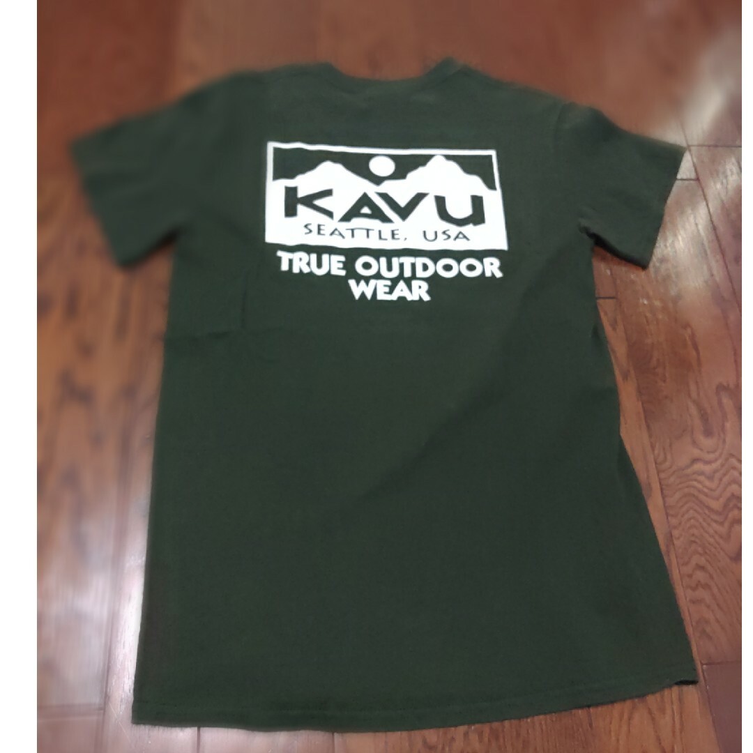 KAVU(カブー)のKAVU Tシャツ　S　緑　深緑 メンズのトップス(Tシャツ/カットソー(半袖/袖なし))の商品写真