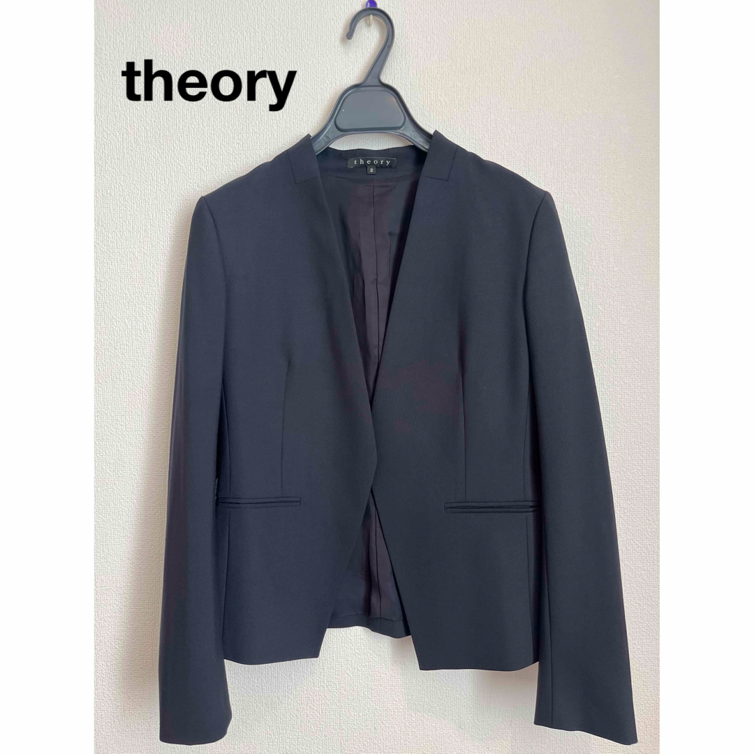 theory セオリー ノーカラージャケット 2 - テーラードジャケット