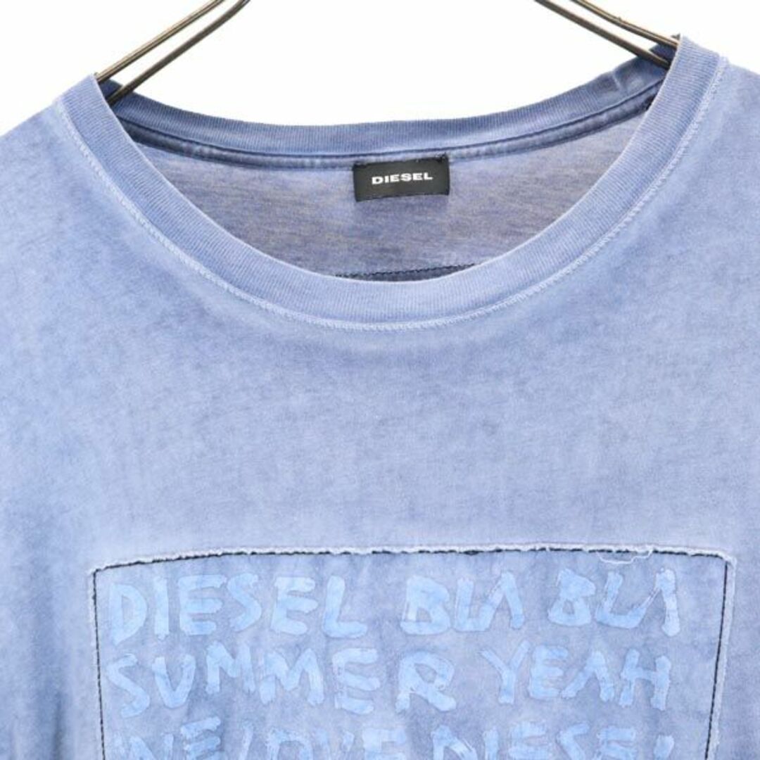 新品 XL ディーゼル Diesel 長袖 ブランド シャツ S-AKURA 青