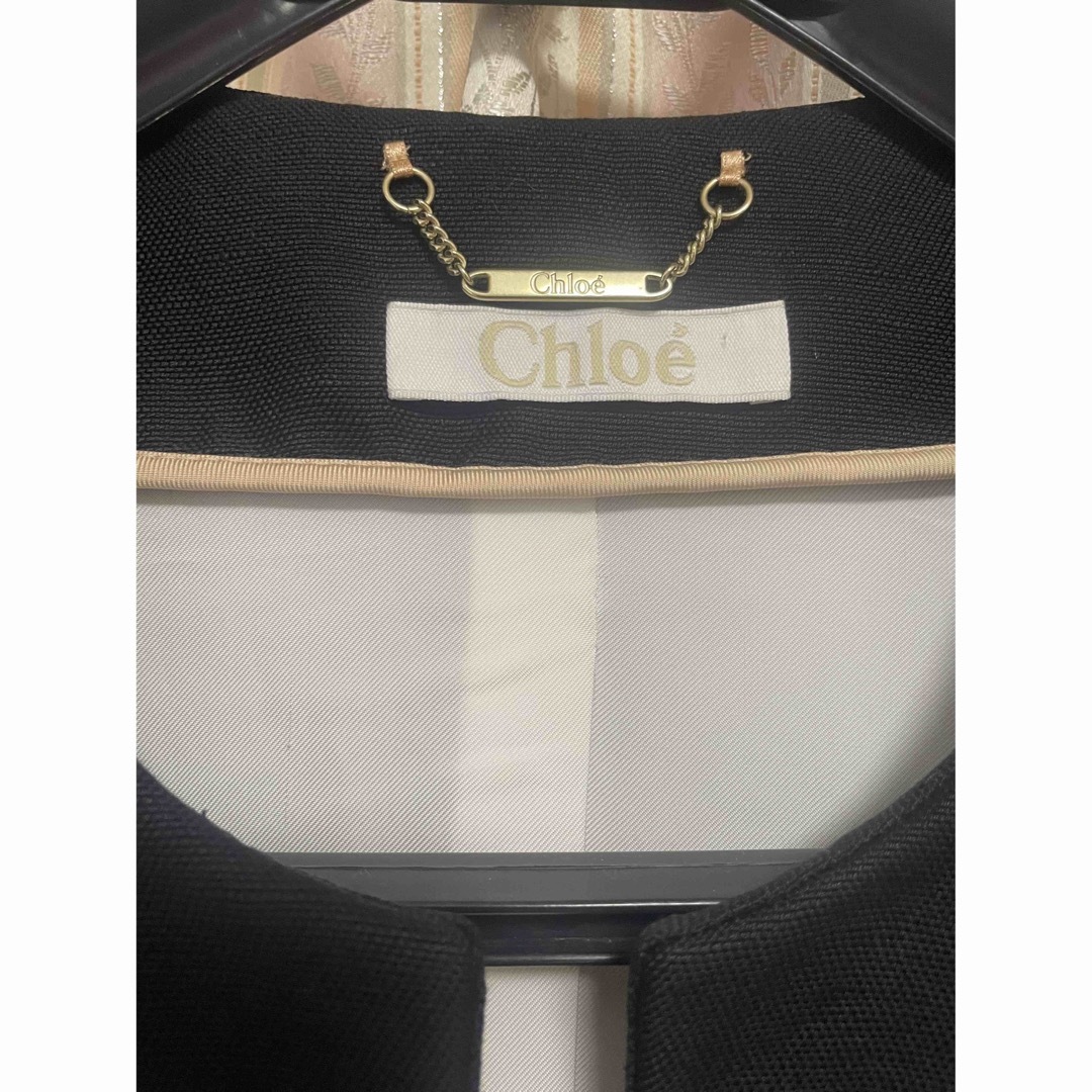 【美品】　Chloe  クロエ　ホワイトライン　ジャケット