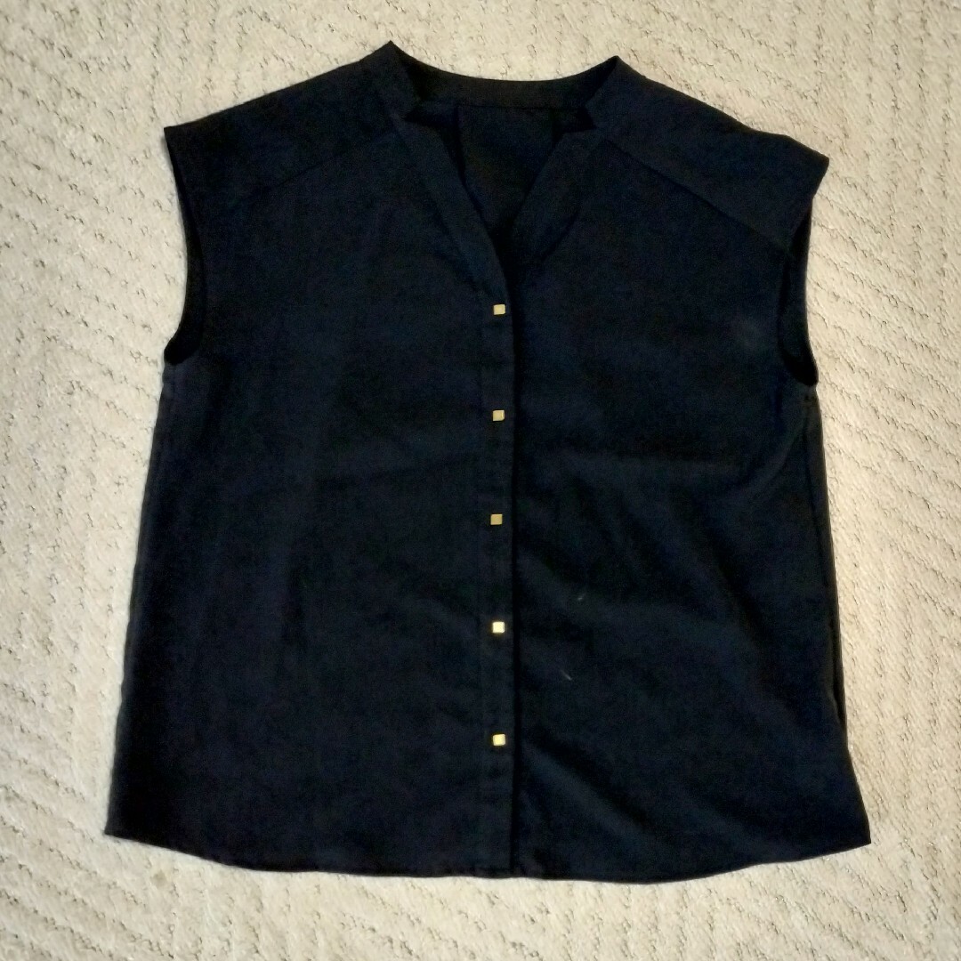 PROPORTION BODY DRESSING(プロポーションボディドレッシング)のノースリーブ スキッパーシャツ レディースのトップス(シャツ/ブラウス(半袖/袖なし))の商品写真